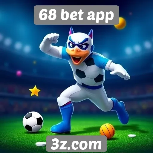 A variedade de jogos oferecidos pelo 68 bet app