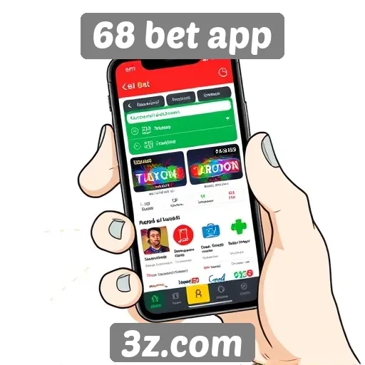 Avaliação da experiência do usuário no 68 bet app